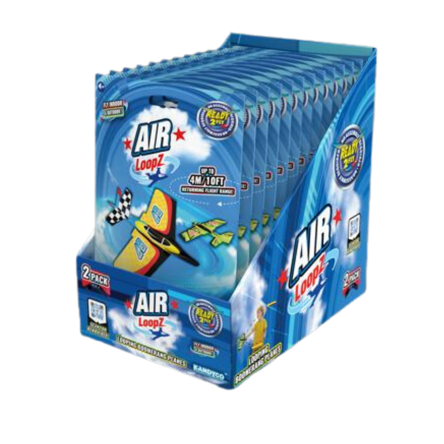 Air Loopz 2 Pack Stunt Gliders CDU